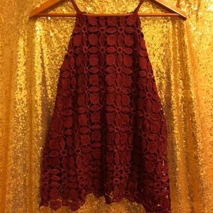 High neck boho inspired blouse